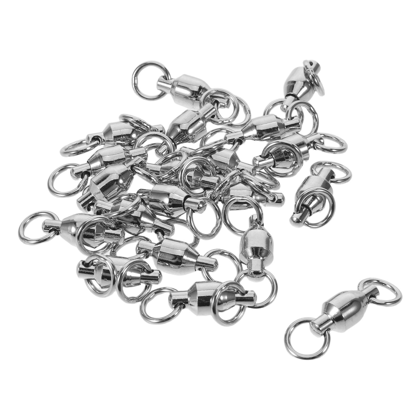 Fishing Hook Stainless Steel - 20Pcs Metal Swivel Snap Hooks Detachable