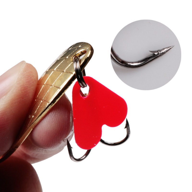 1PCS Metal Jigging Spinner Spo - Fishing Hook Treble のレビューと価格