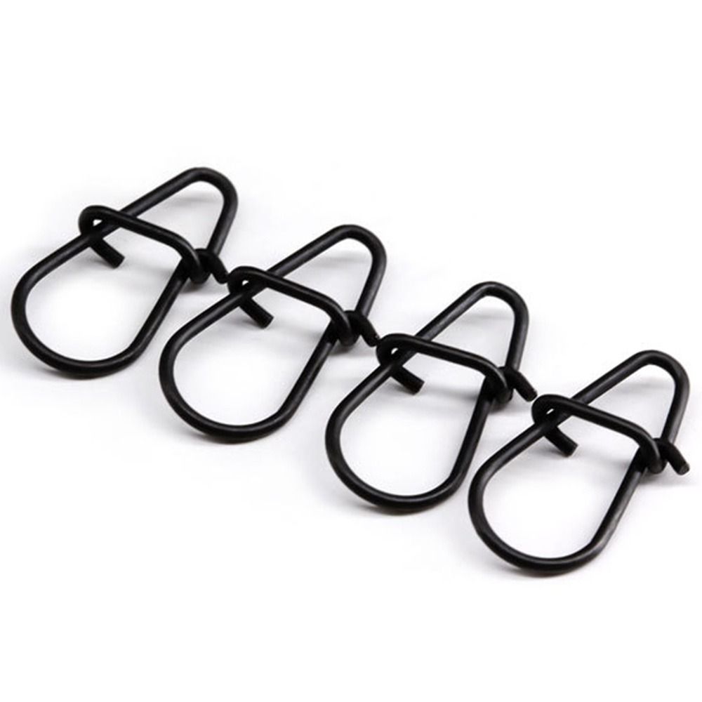 100Pcs/lot Matte black Snap Fi - Fishing Hook Stainless Steel のレビューと価格