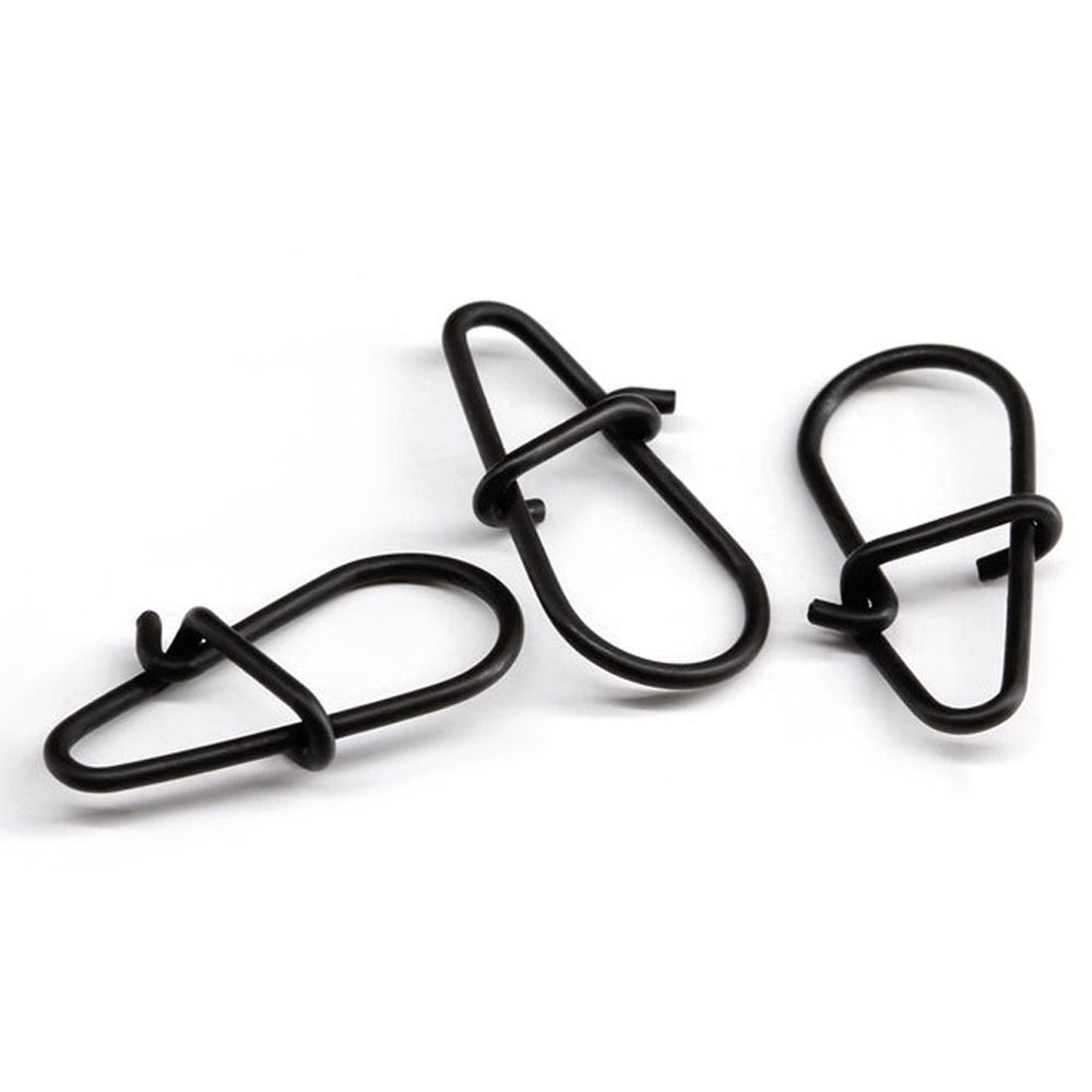100Pcs/lot Matte black Snap Fi - Fishing Hook Stainless Steel のレビューと価格