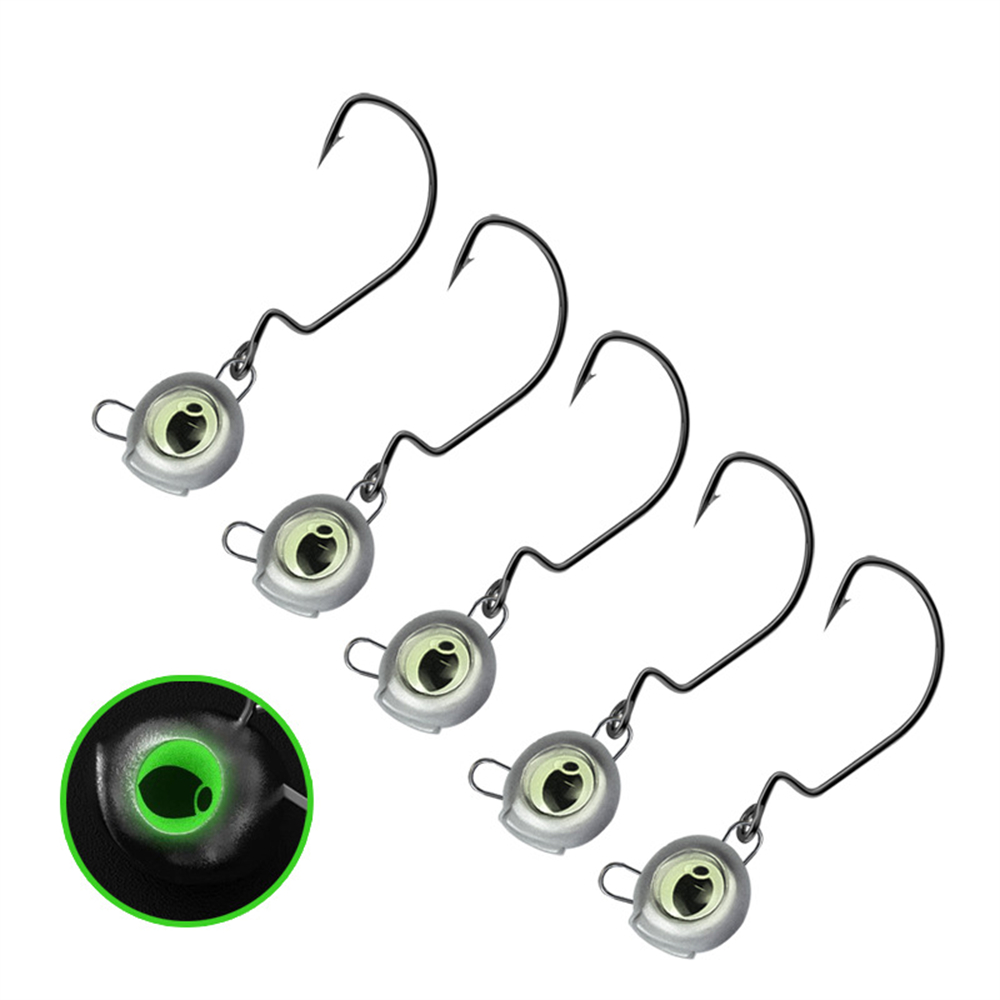 10pcs Weedless Jig Heads with  - Fishing Hook Weedless のレビューと価格