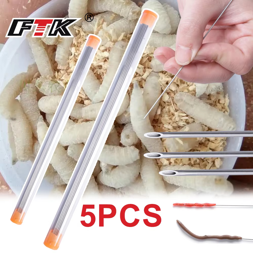 Earthworm Hooking Needle Stain - Fishing Hook Stainless Steel のレビューと価格