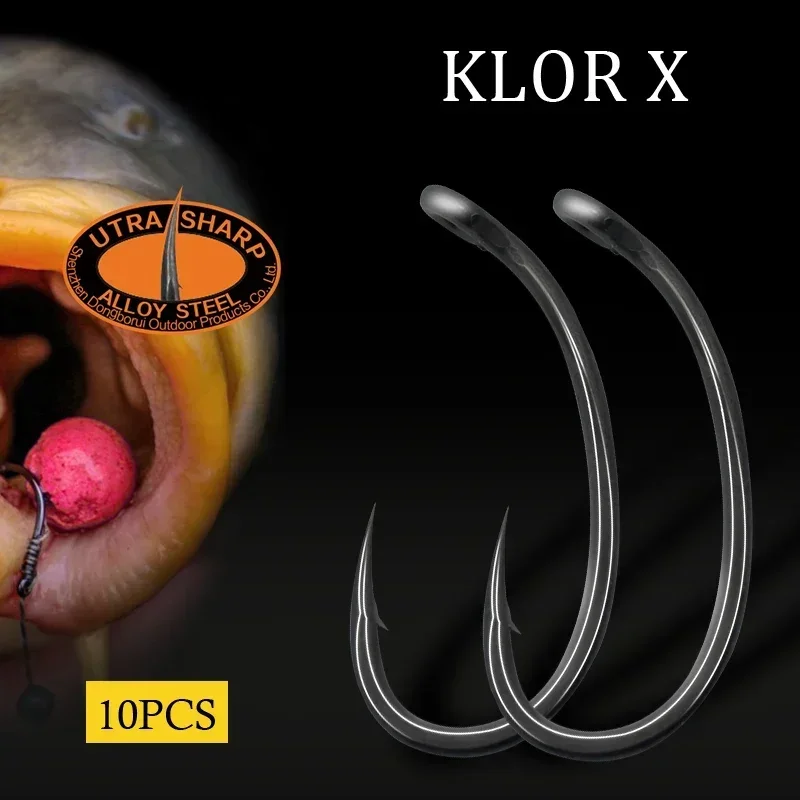 10pcs Carp Fishing Hook Curved - Fishing Hook Barbless のレビューと価格
