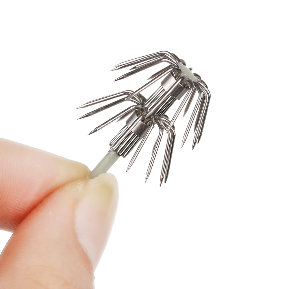 5Pcs Stainless Steel Double La - Fishing Hook Assortment のレビューと価格