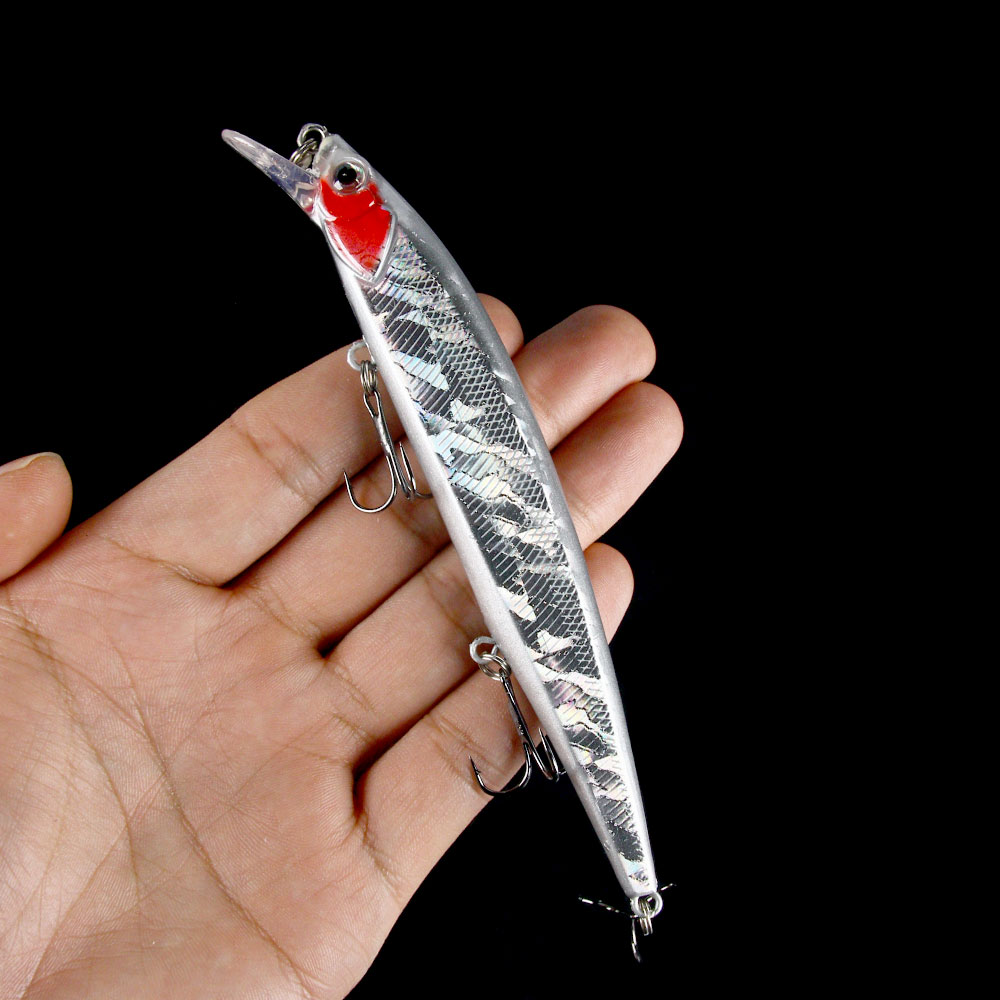 Jerkbait Minnow Fishing Lure A - Fishing Hook Treble のレビューと価格