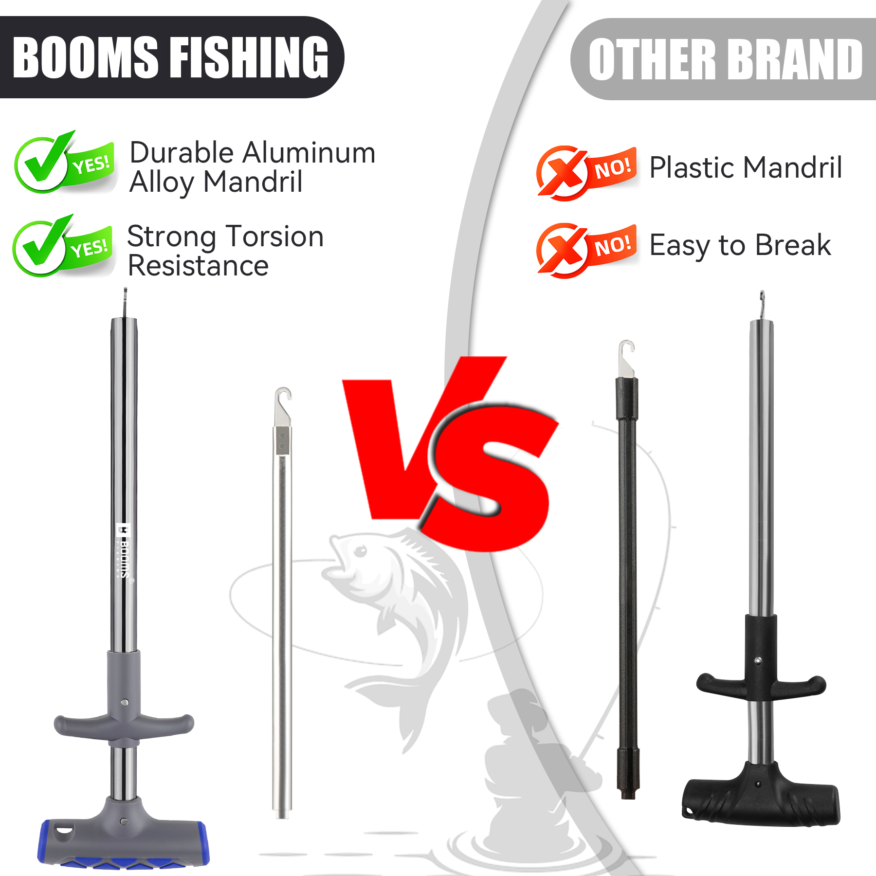 Booms Fishing XW20 Long Fish H - Fishing Hook Sharpener のレビューと価格