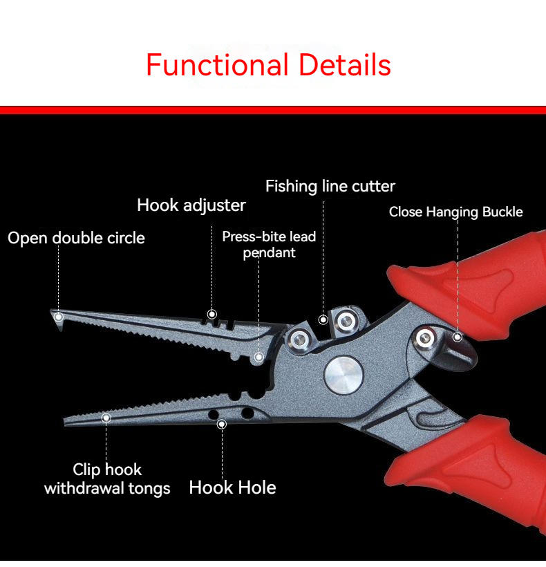 High-Precision Luya Pliers Mul - Fishing Hook Remover のレビューと価格