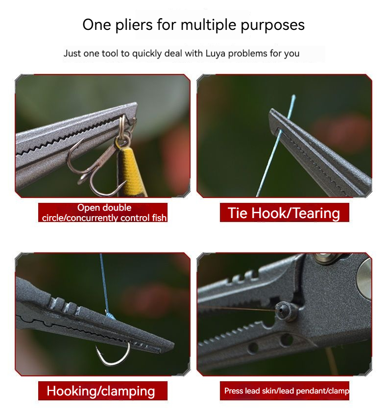 High-Precision Luya Pliers Mul - Fishing Hook Remover のレビューと価格