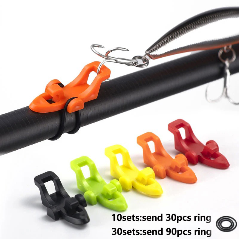 10-30pcs Fishing Rod Pole Hook - Fishing Hook Jig のレビューと価格