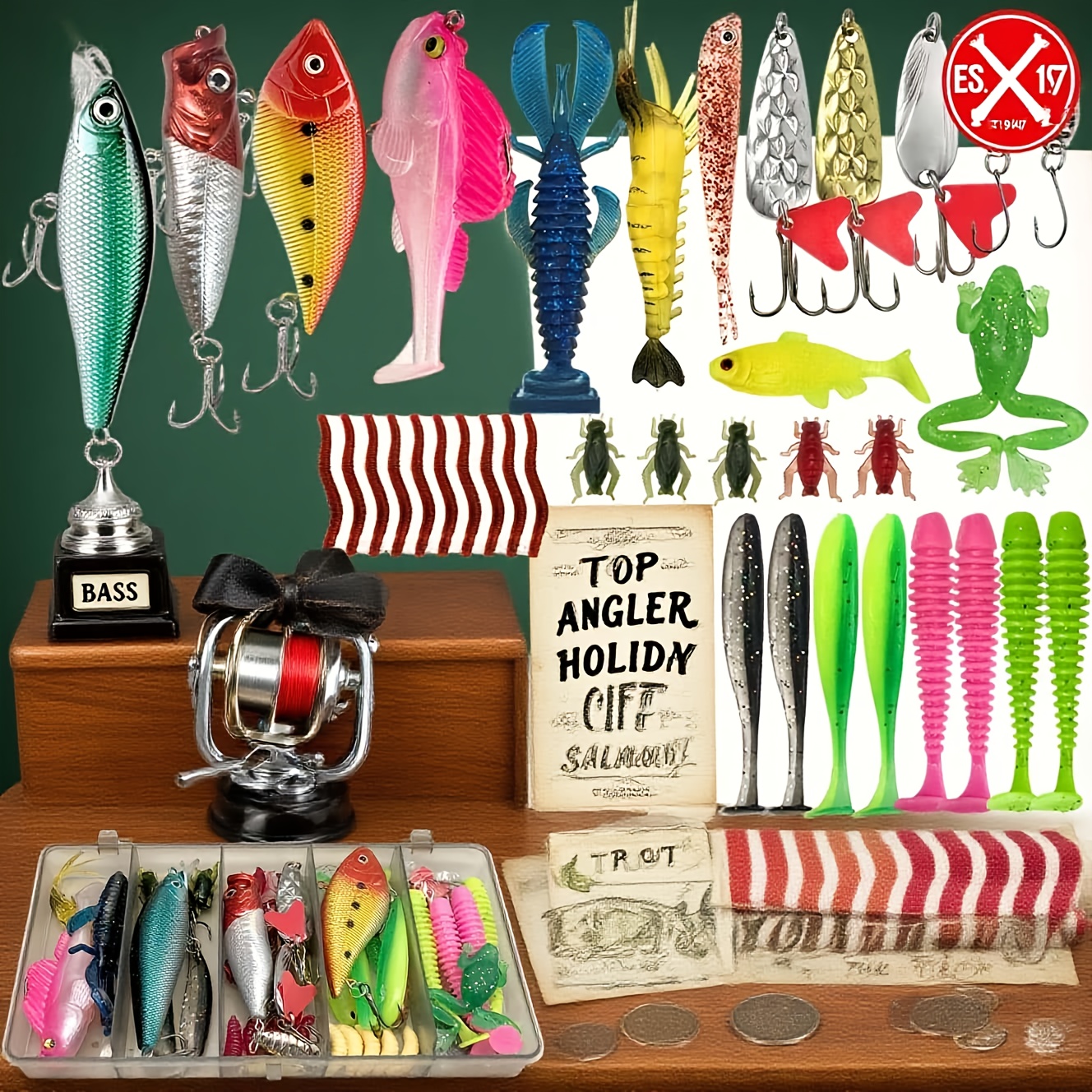 133Pcs Premium Fishing Lures T - Fishing Hook Jig のレビューと価格