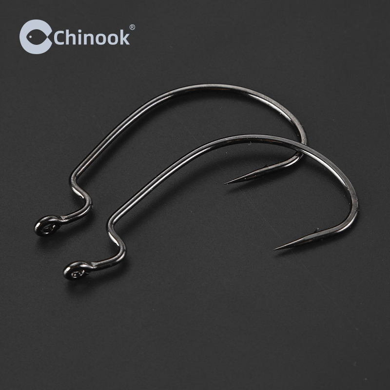 Chinook 20pcs Wide worm Texan  - Fishing Hook Barbless のレビューと価格