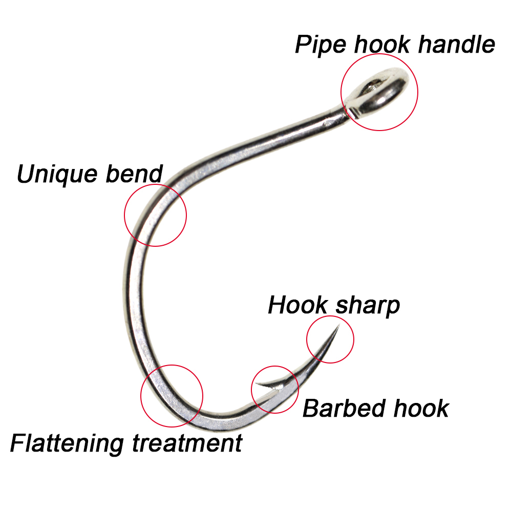 ICERIO 10PCS Matte Tin Coating - Fishing Hook Assortment のレビューと価格
