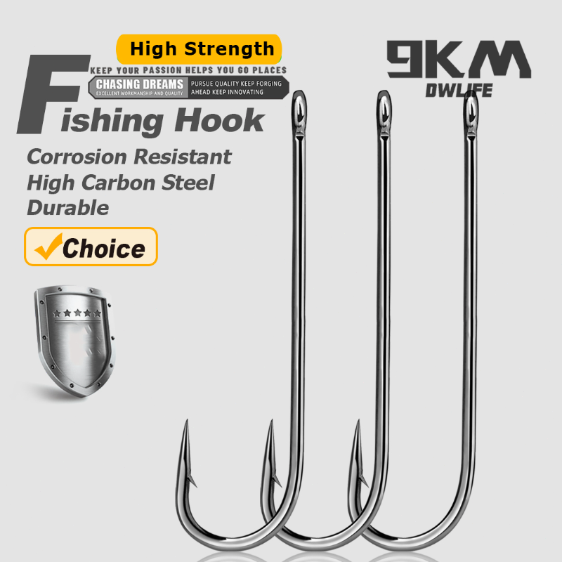 Fishing Hooks Long Shank Hooks - Fishing Hook Barbless のレビューと価格