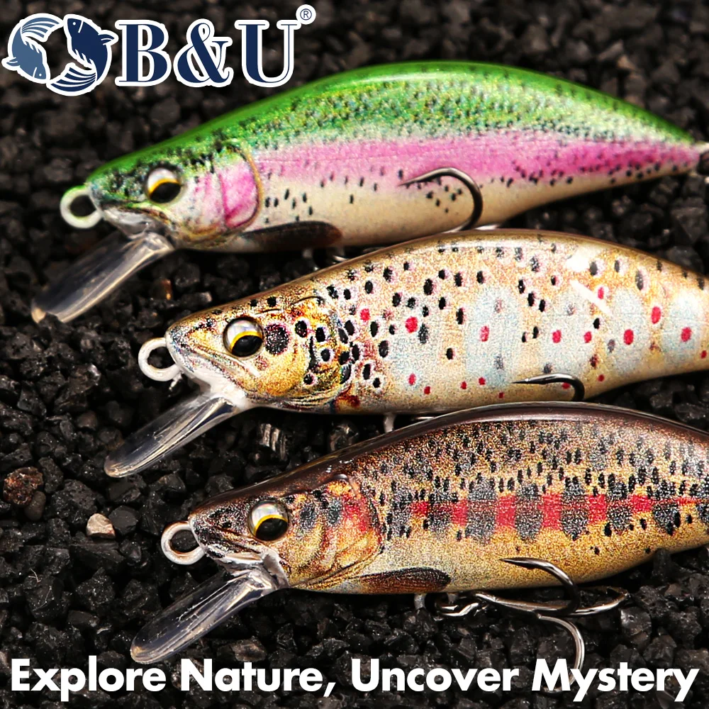 B&U Trout Pattern Hard Bait Si - Fishing Hook Assortment のレビューと価格