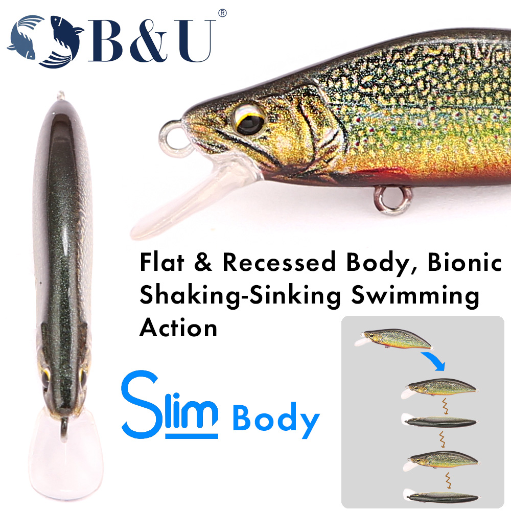 B&U Trout Pattern Hard Bait Si - Fishing Hook Assortment のレビューと価格