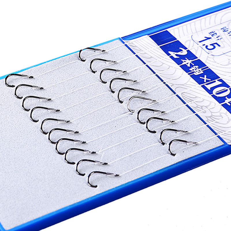10 pair Fishing Hooks With Tip - Fishing Hook Barbless のレビューと価格