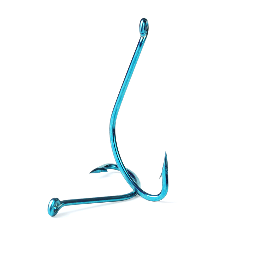 10pcs 2#-15# Blue High Carbon  - Fishing Hook Assortment のレビューと価格