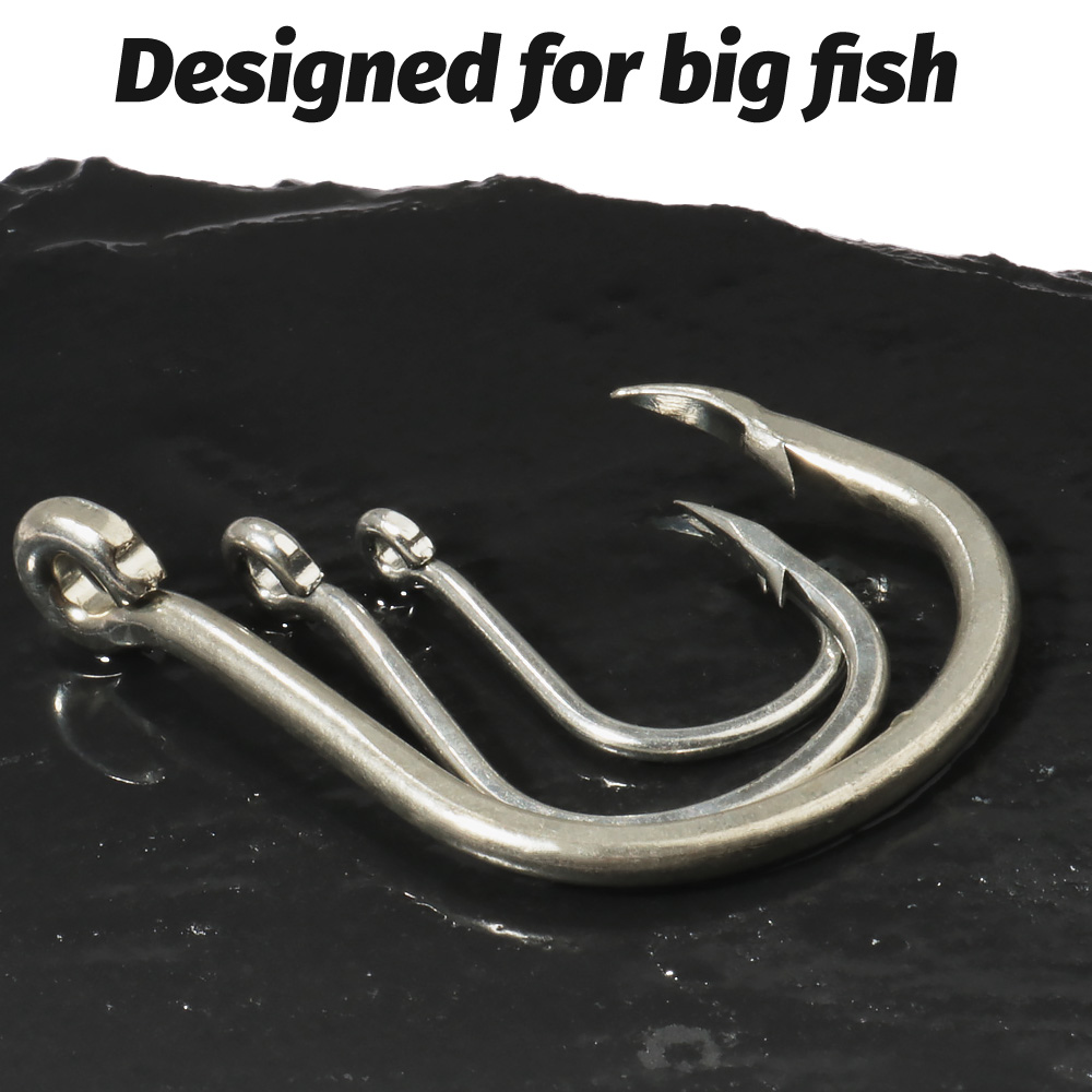 10PCS Big Fish Hook 1/0-7/0 Su - Fishing Hook Circle のレビューと価格