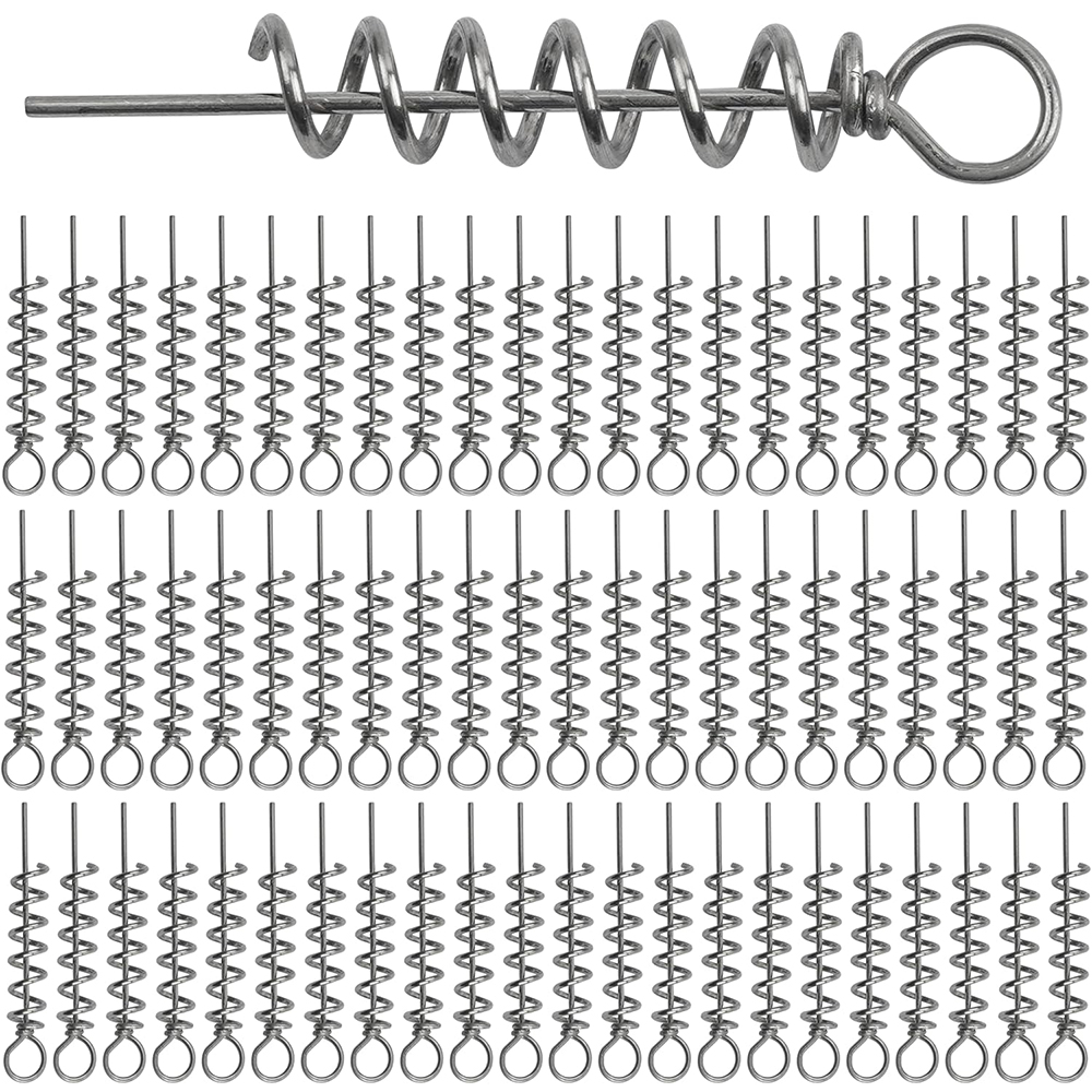 50Pcs Spring Twist Lock Fishin - Fishing Hook Box のレビューと価格