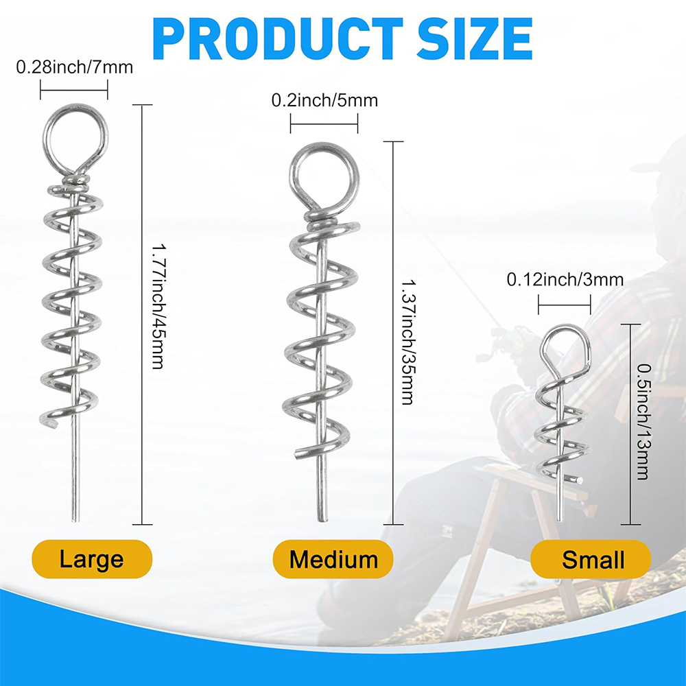 50Pcs Spring Twist Lock Fishin - Fishing Hook Box のレビューと価格