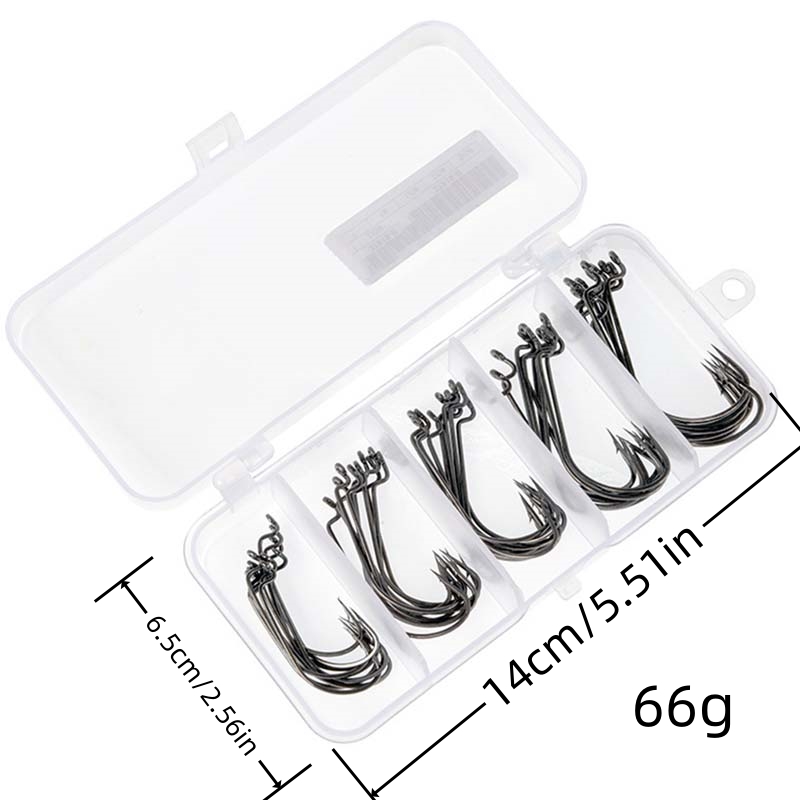 50Pcs/Box High Carbon Steel Fi - Fishing Hook Jig のレビューと価格