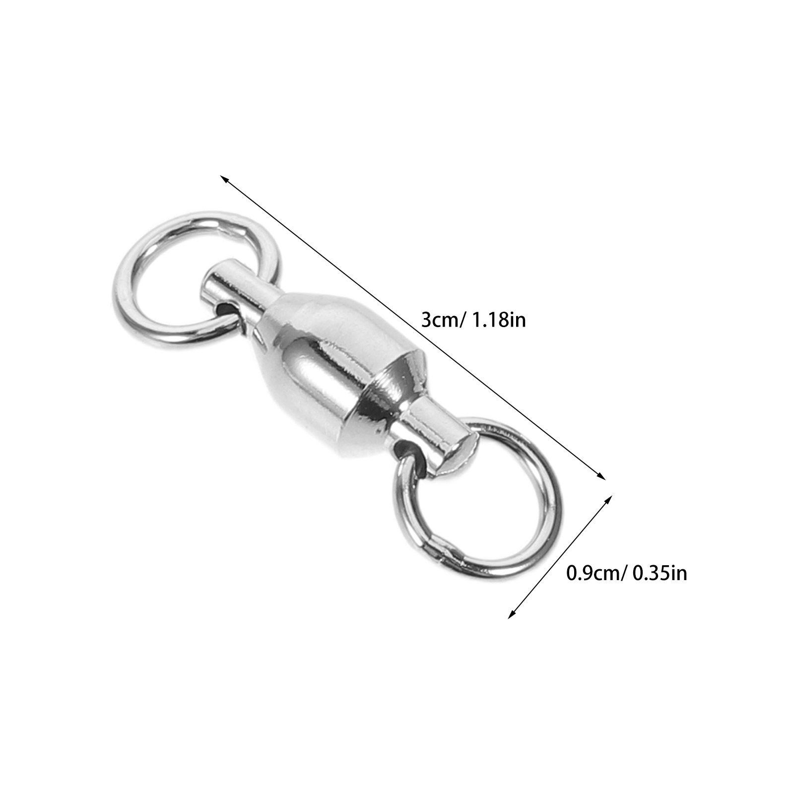 20Pcs Metal Swivel Snap Hooks  - Fishing Hook Stainless Steel のレビューと価格