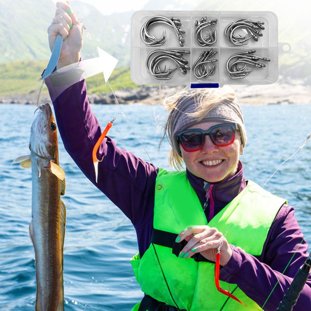 30pcs/box Fishing Circle Hooks - Fishing Hook Circle のレビューと価格
