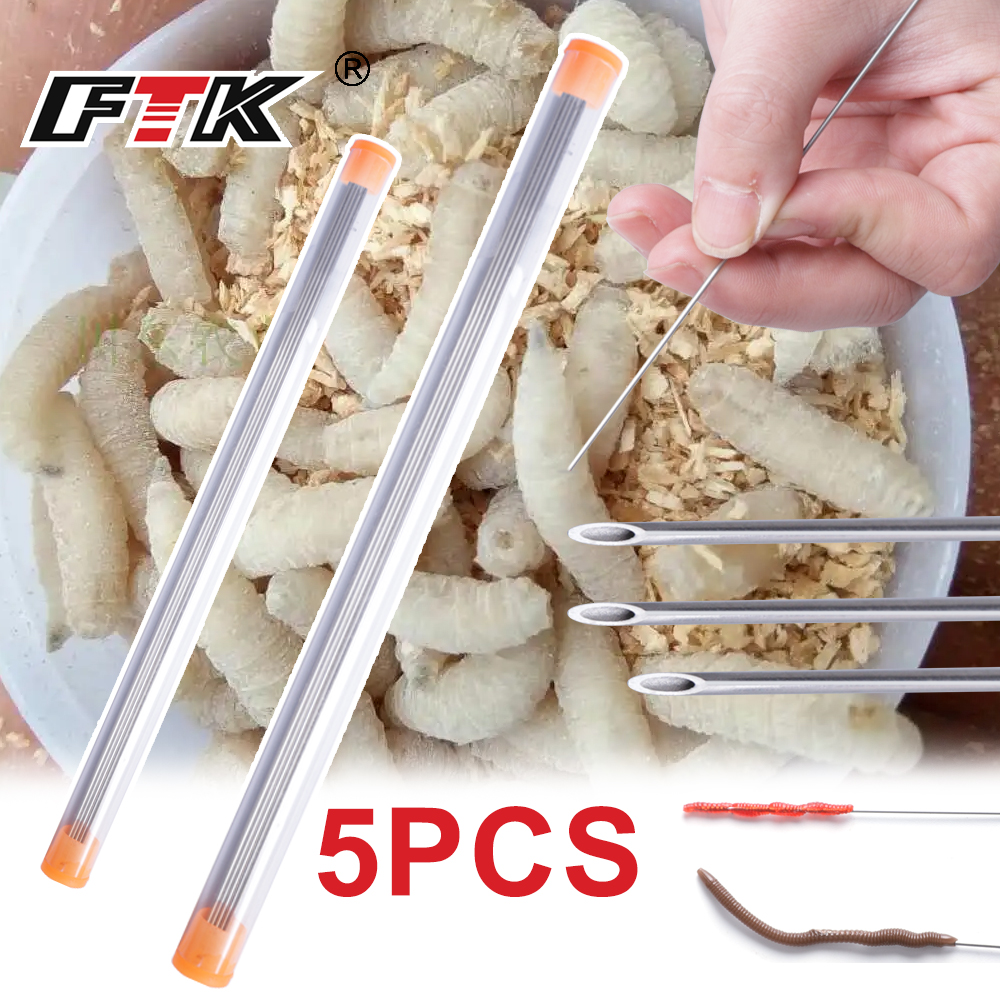 FTK Earthworm Hooking Needle S - Fishing Hook Stainless Steel のレビューと価格