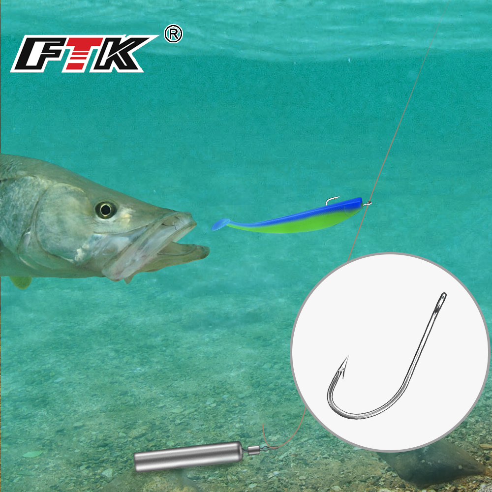 FTK Fishing Hooks 1-10#50PCS 1 - Fishing Hook Offset のレビューと価格