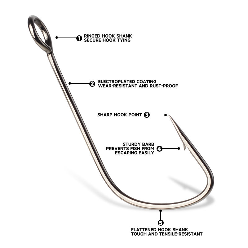 Supercontinent 2#-12# 10pcs Ba - Fishing Hook Offset のレビューと価格