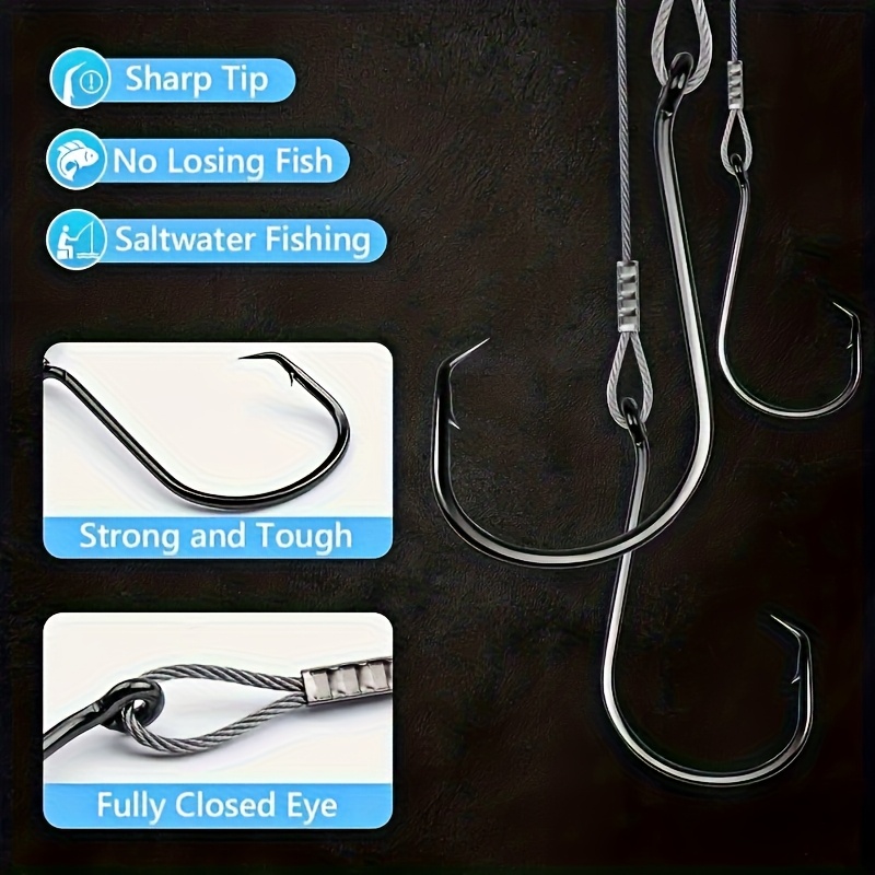 25pcs Heavy Duty Circle Hooks  - Fishing Hook Assortment のレビューと価格